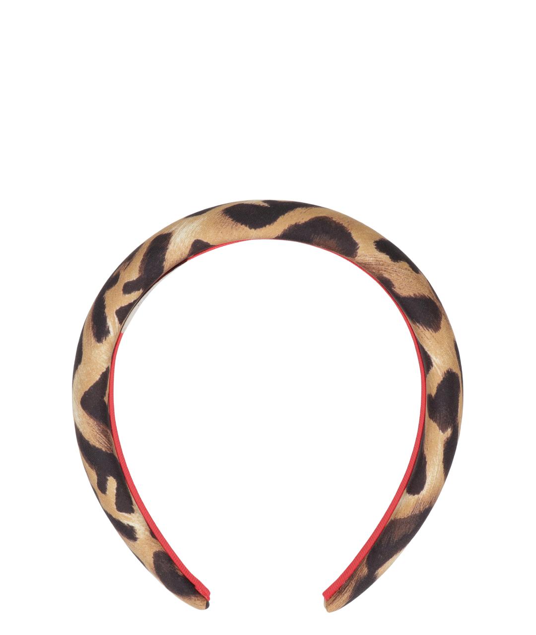 FENDI Коричневая заколка, фото 1