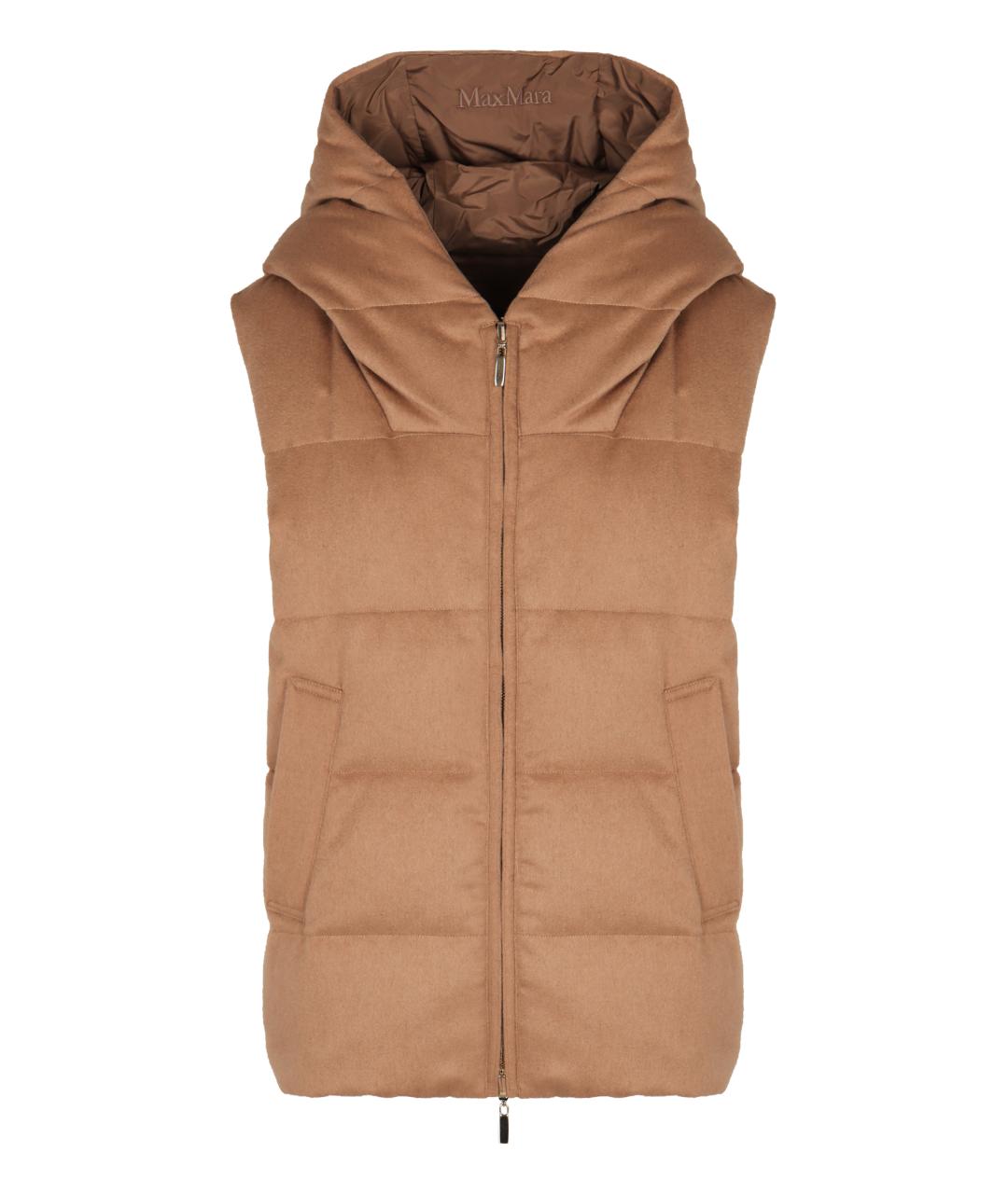 'S MAX MARA Бежевый полиэстеровый жилет, фото 1