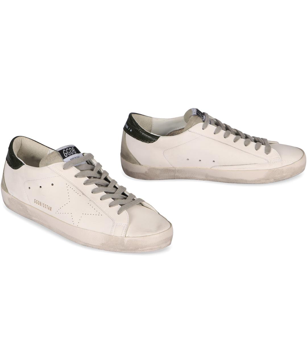 GOLDEN GOOSE DELUXE BRAND Белые низкие кроссовки / кеды, фото 2