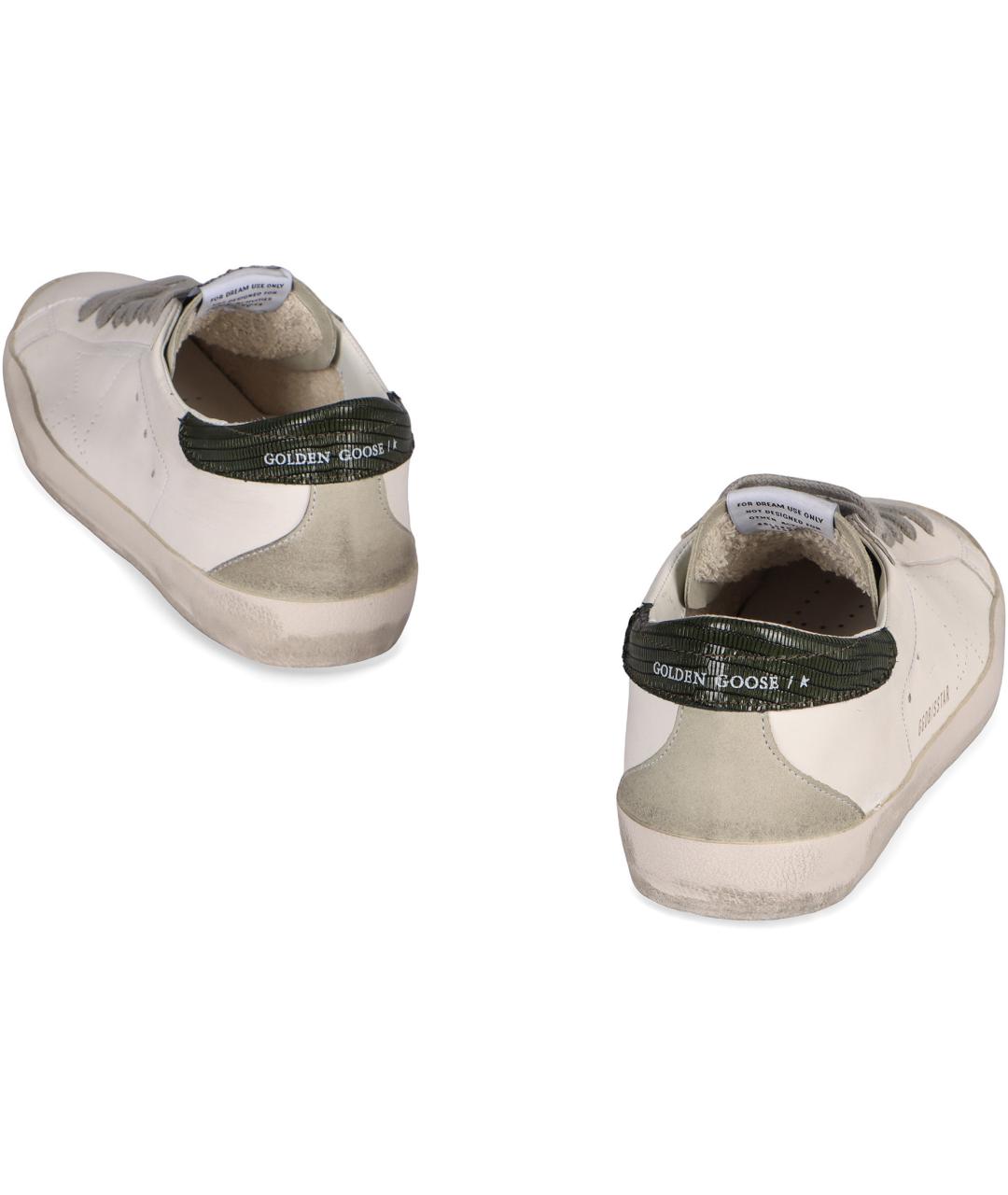 GOLDEN GOOSE DELUXE BRAND Белые низкие кроссовки / кеды, фото 3
