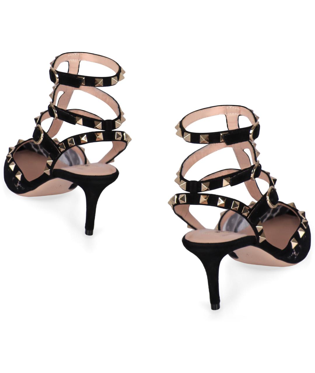 VALENTINO Черные синтетические туфли, фото 3