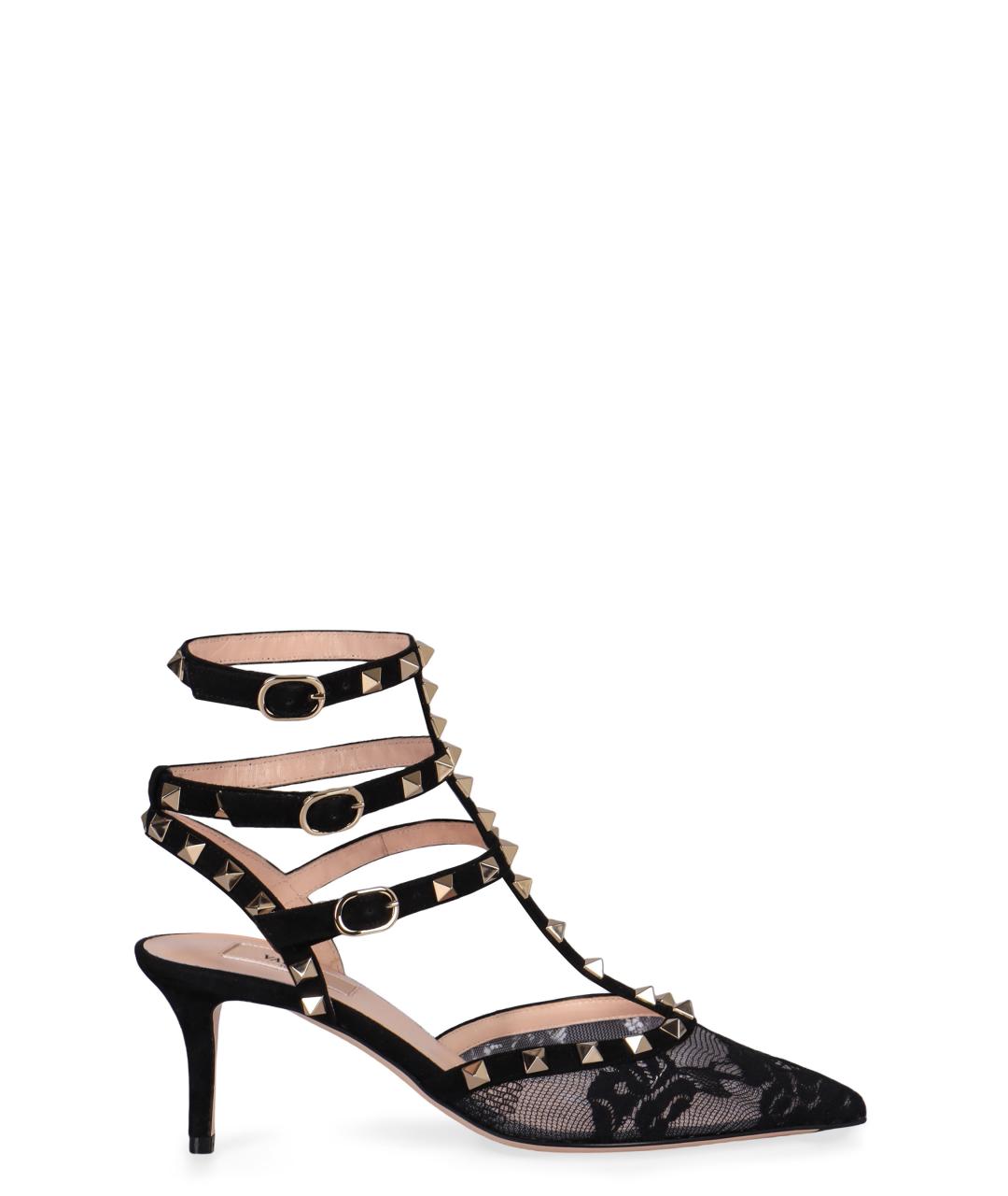 VALENTINO Черные синтетические туфли, фото 1