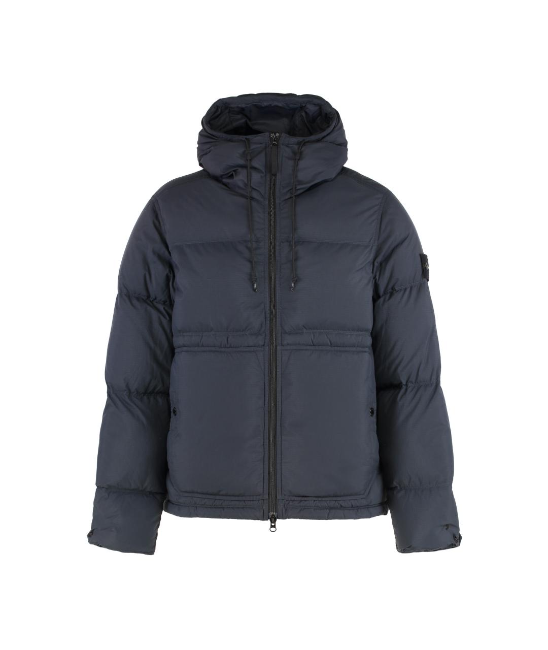 STONE ISLAND Синяя полиамидовая куртка, фото 1