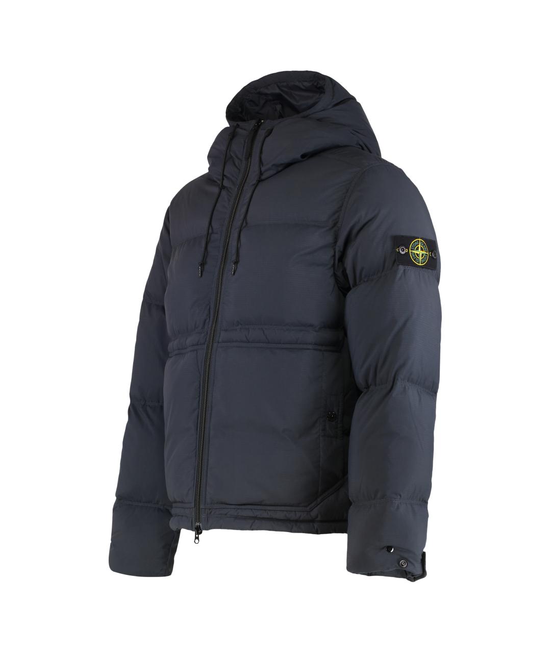 STONE ISLAND Синяя полиамидовая куртка, фото 3