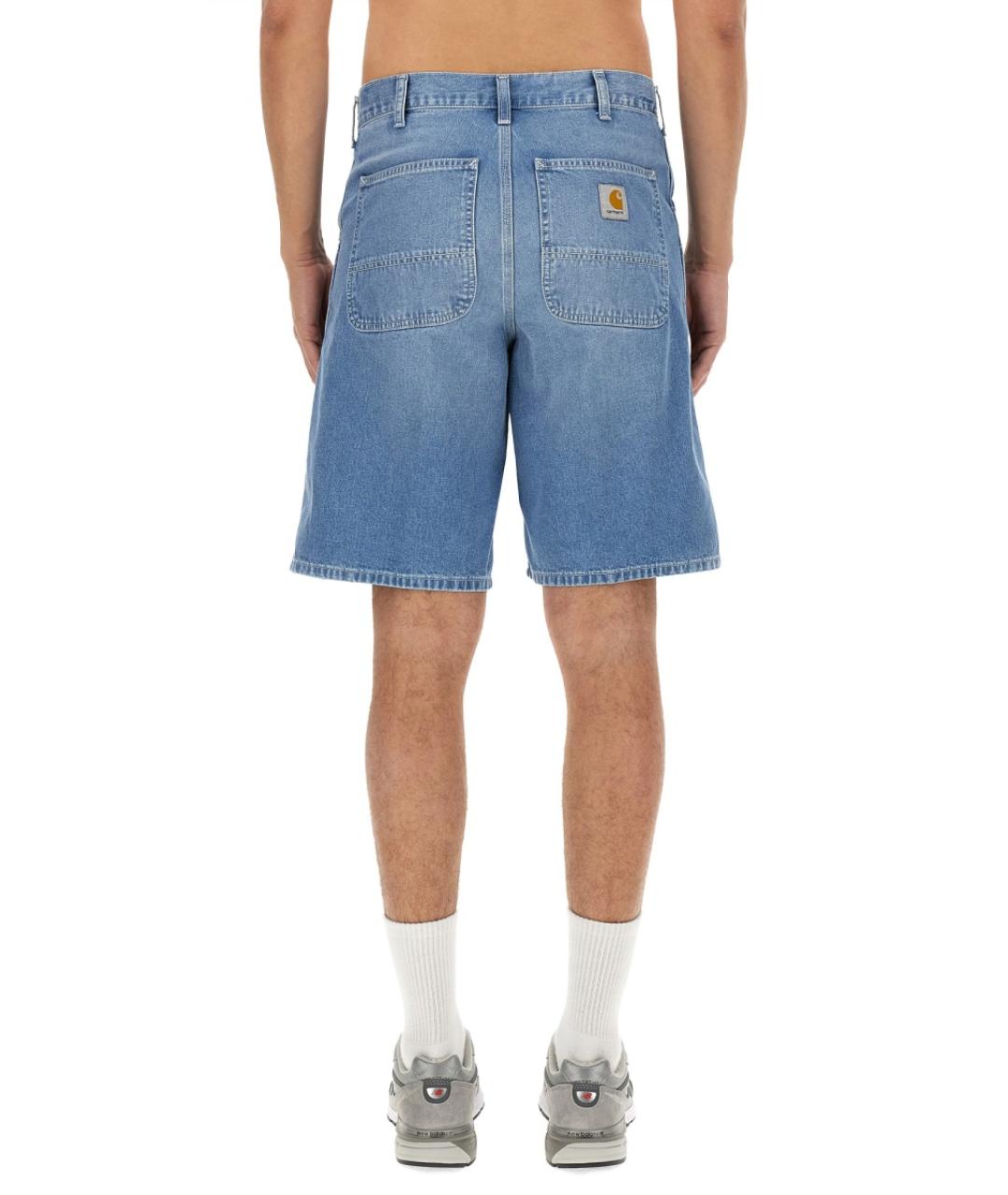 CARHARTT WIP Синие хлопковые шорты, фото 5