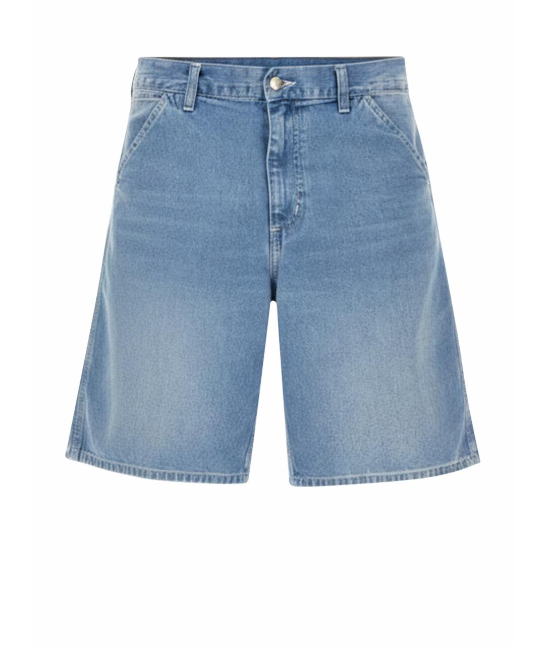 CARHARTT WIP Синие хлопковые шорты, фото 1