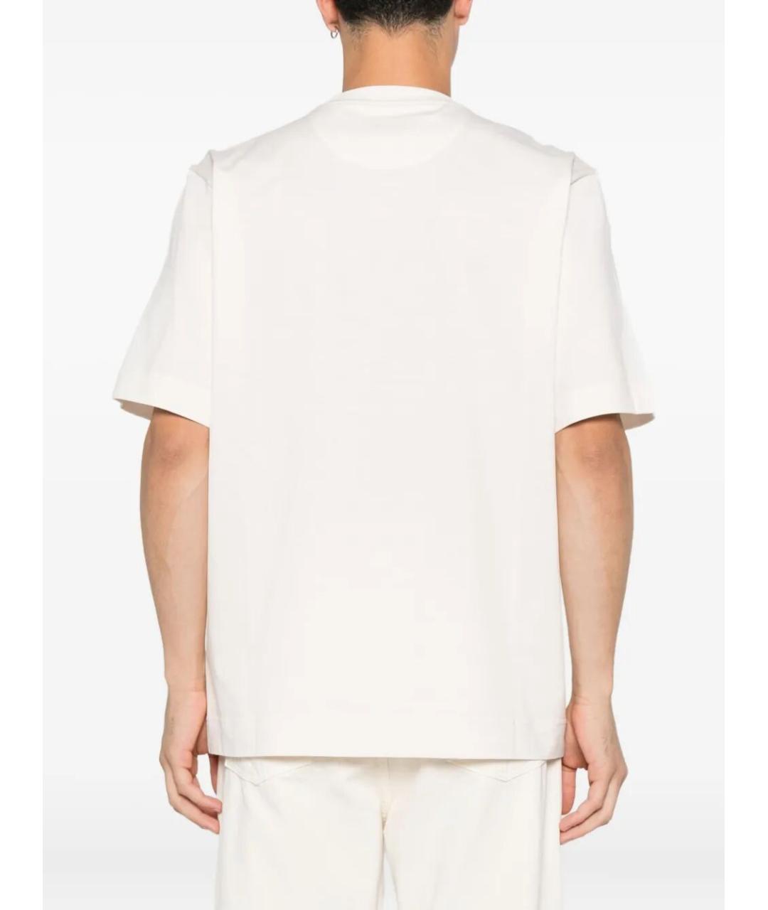 FENDI Белая хлопковая футболка, фото 3