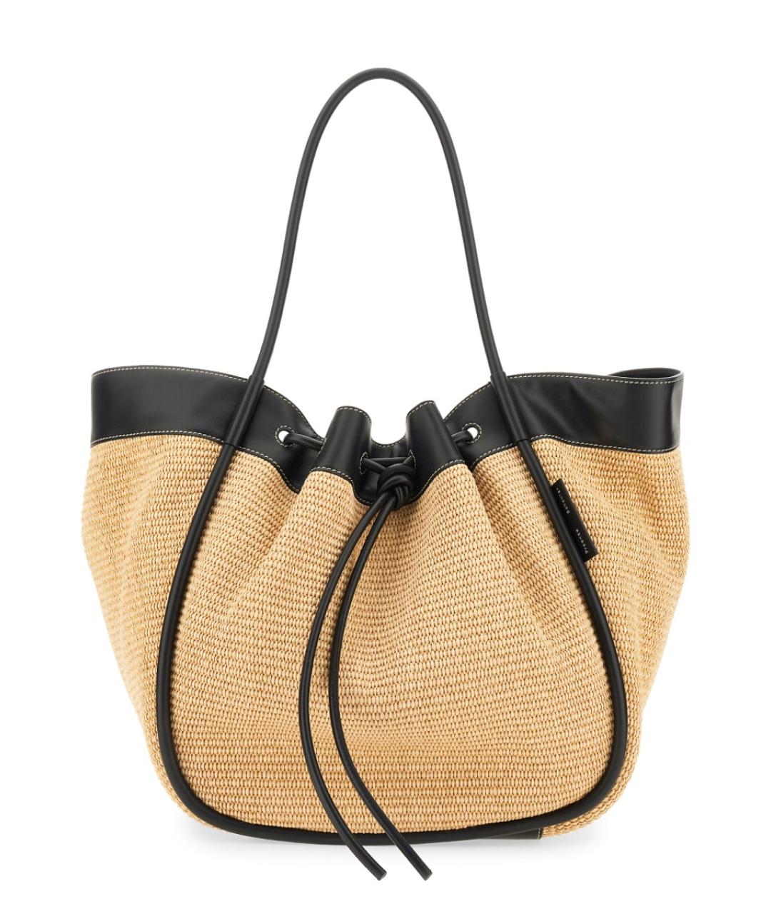 PROENZA SCHOULER Бежевая пелетеная сумка тоут, фото 4