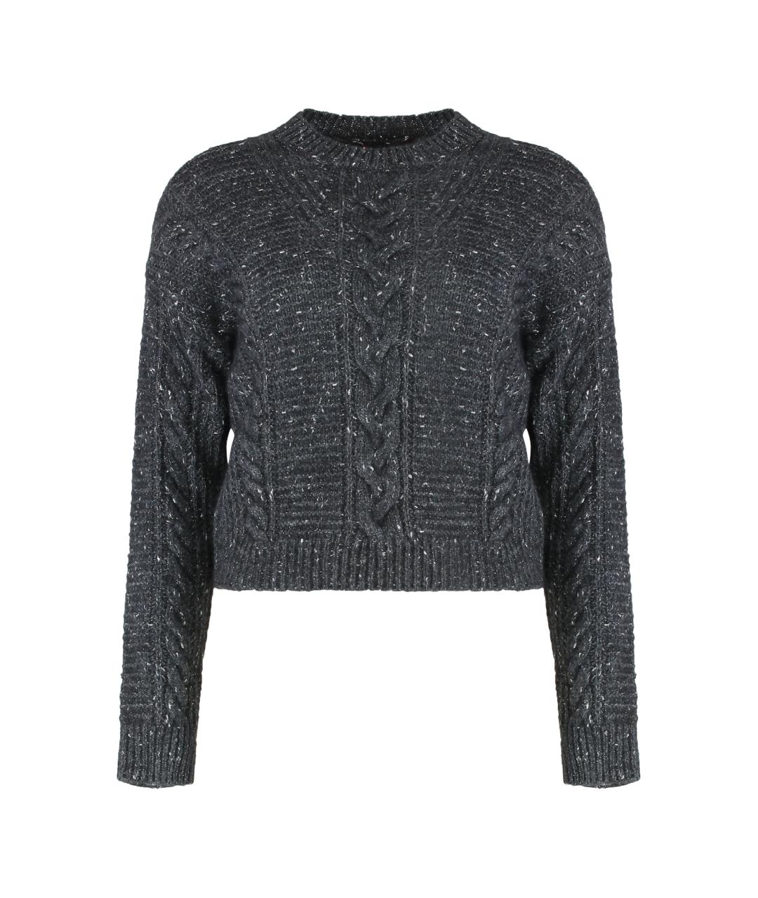 MAX MARA STUDIO Серый шерстяной джемпер / свитер, фото 1