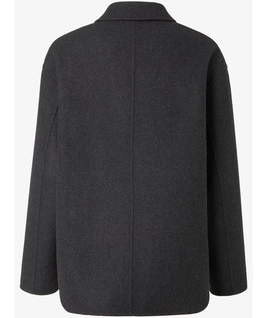 FENDI Черное шерстяное пальто, фото 2