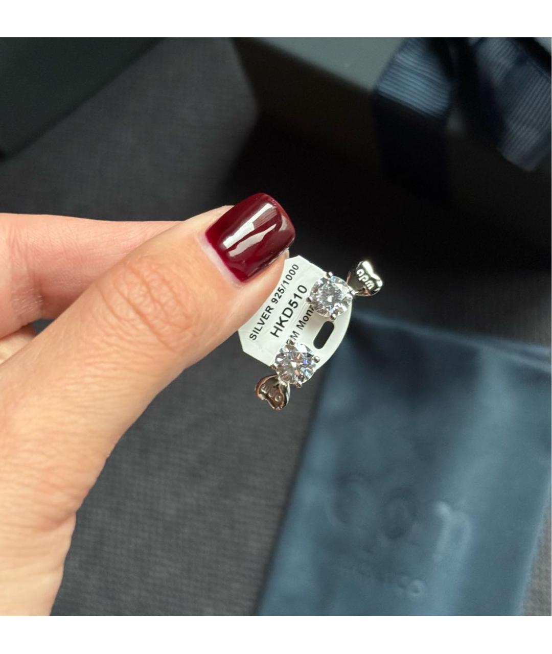 APM Monaco Серебряные серебряные серьги, фото 3