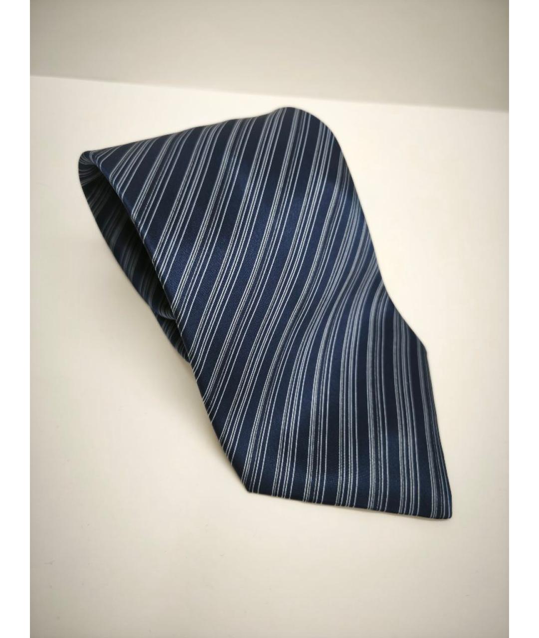 BRIONI Темно-синий шелковый галстук, фото 2