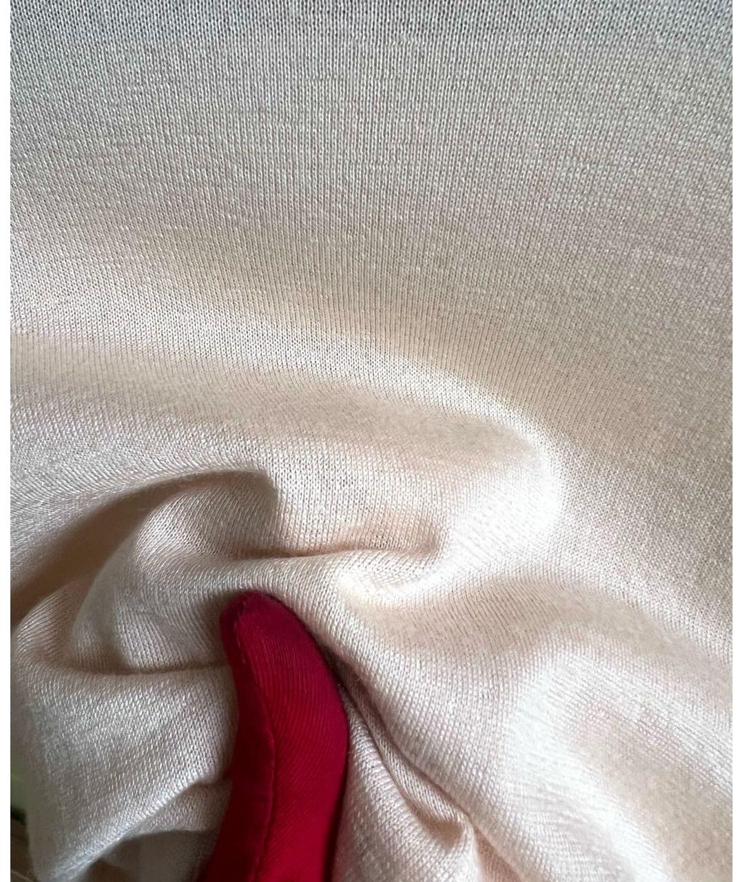 LORO PIANA Розовая шелковая водолазка, фото 5