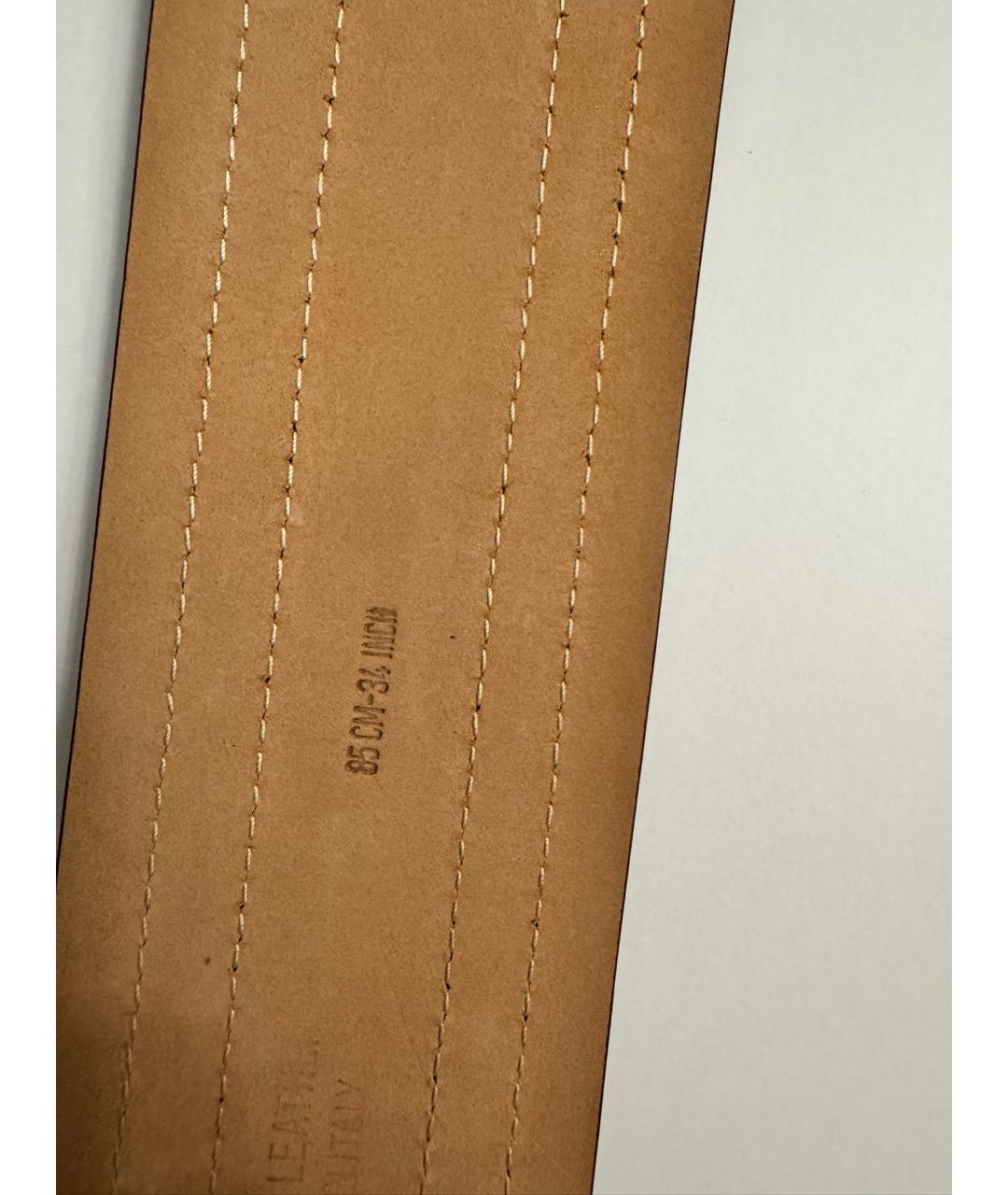 ETRO Бордовый замшевый ремень, фото 3