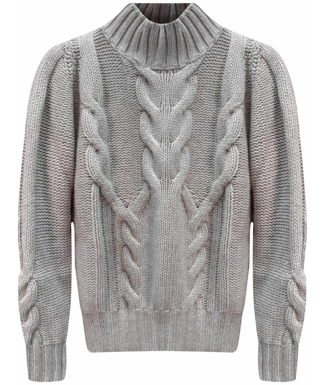 PANICALE Бежевый кашемировый джемпер / свитер, фото 1