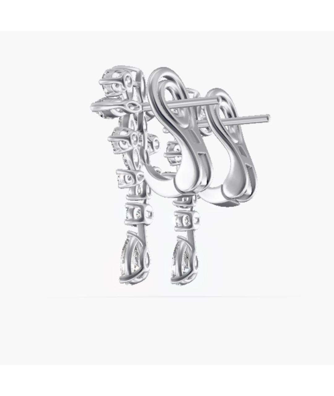 GRAFF Серебряные серьги из белого золота, фото 3