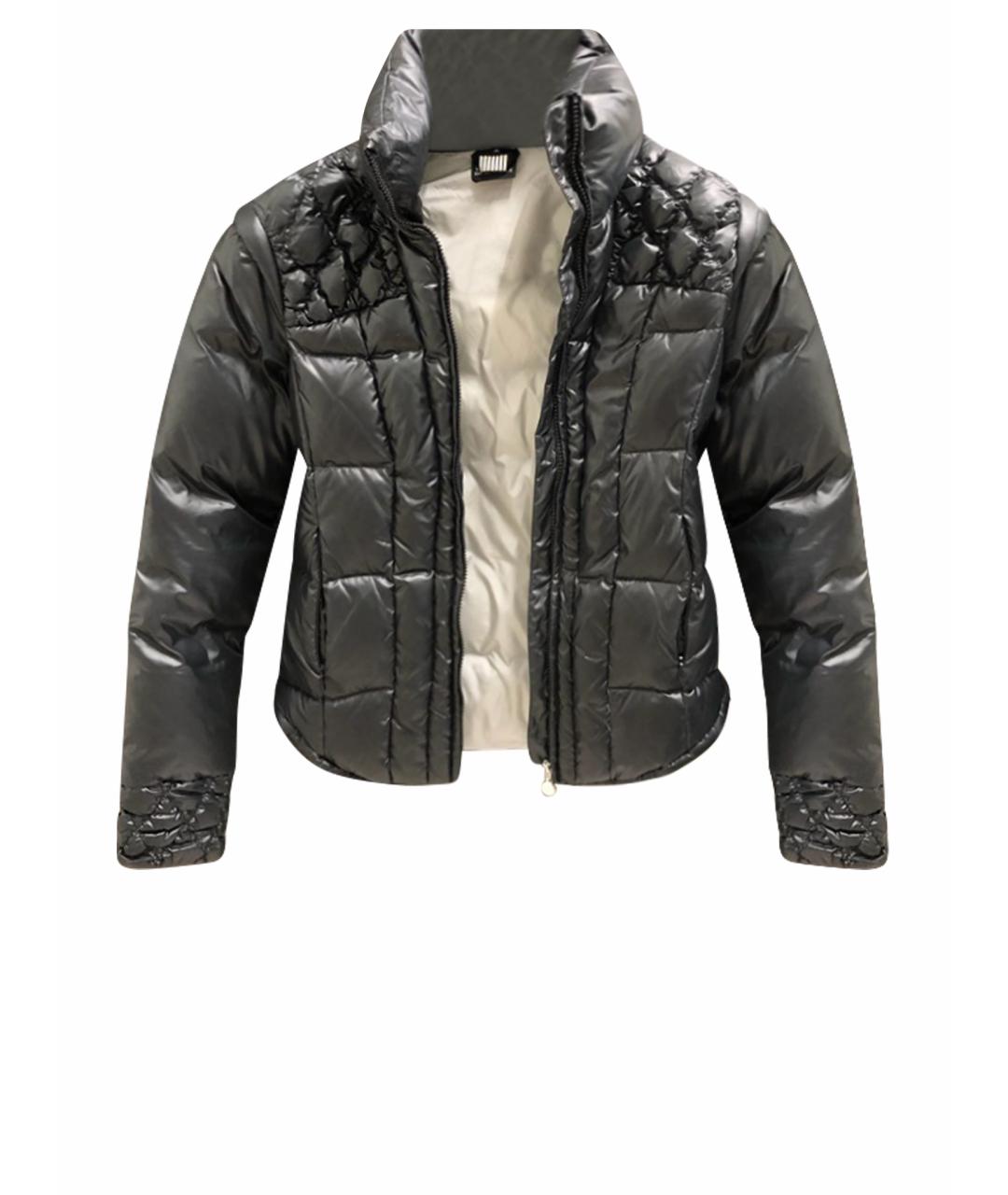 ARMANI JEANS Черный полиамидовый пуховик, фото 1