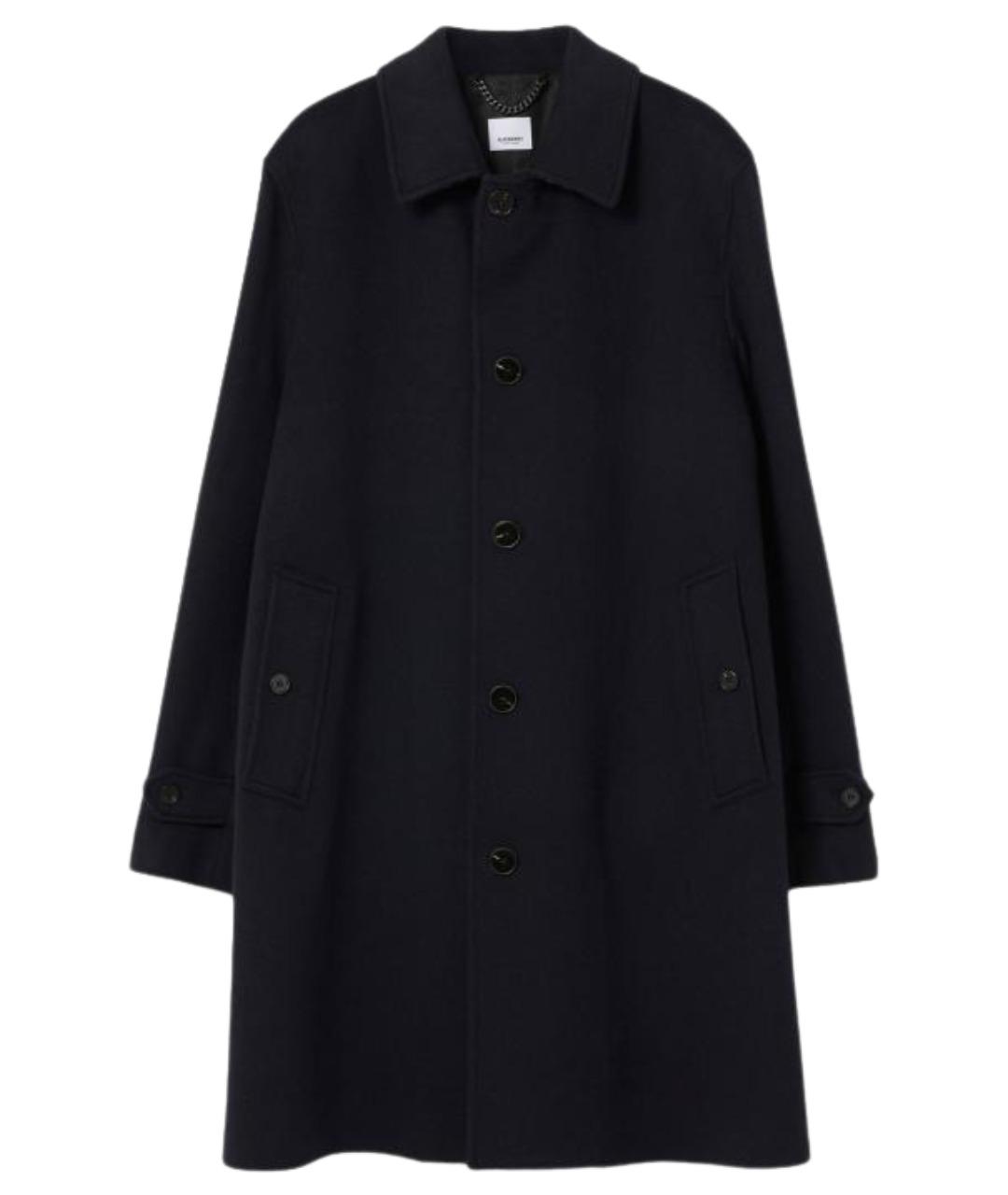 BURBERRY Темно-синий тренч / плащ, фото 1