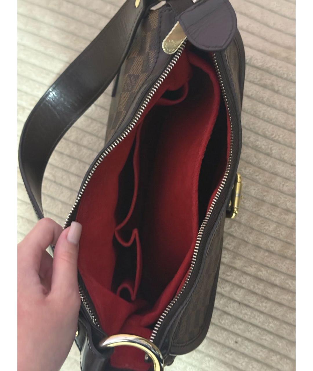 LOUIS VUITTON Коричневая сумка тоут, фото 3