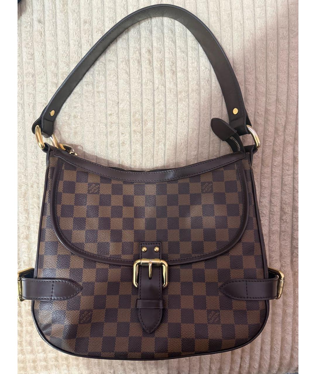 LOUIS VUITTON Коричневая сумка тоут, фото 9