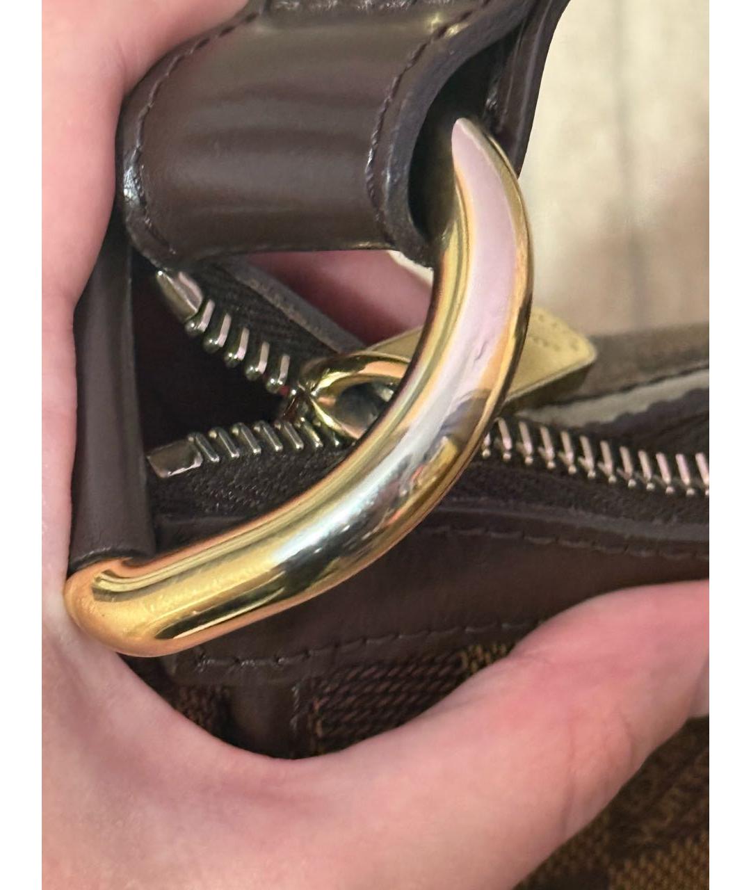 LOUIS VUITTON Коричневая сумка тоут, фото 5