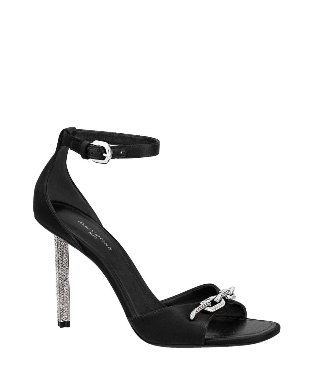 LOUIS VUITTON Черные босоножки, фото 1
