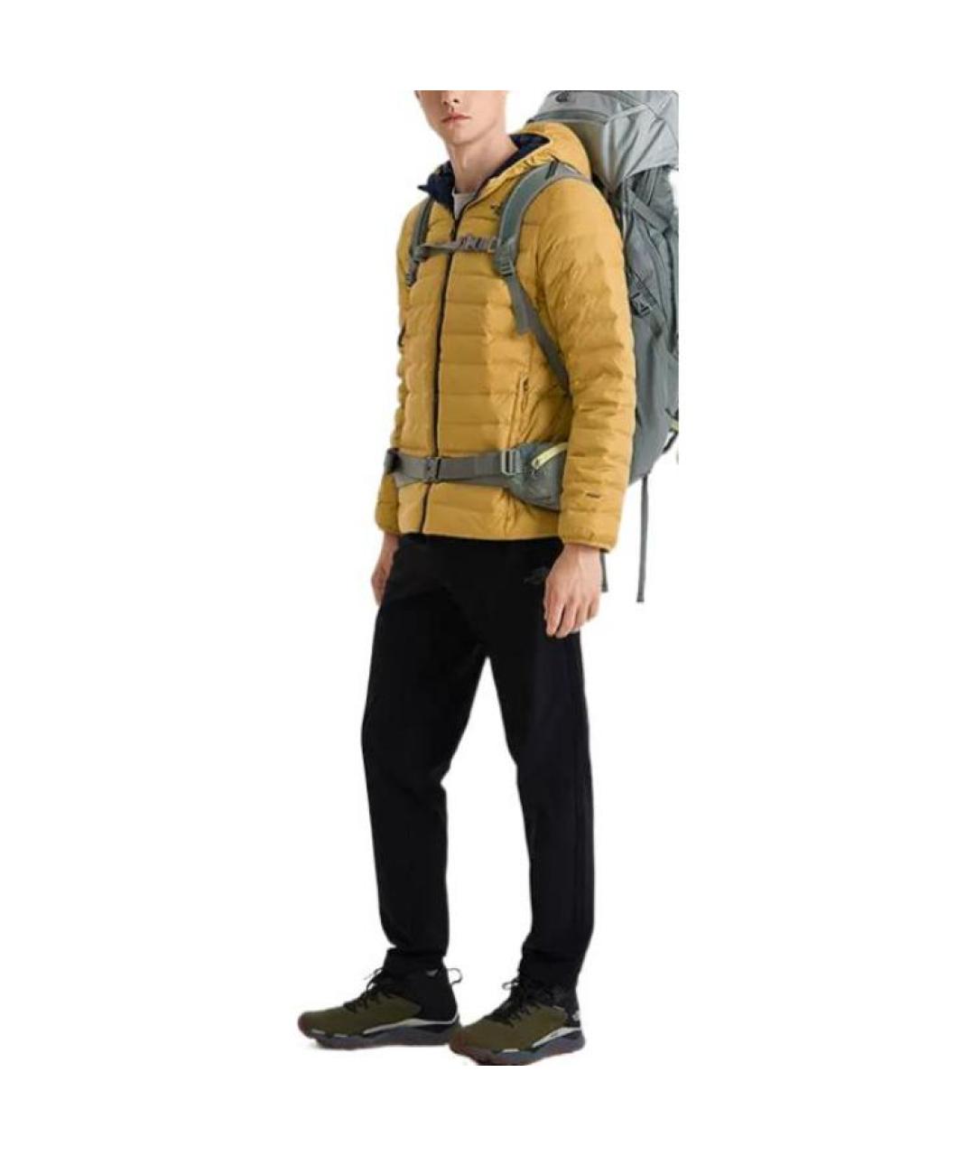 THE NORTH FACE Желтый пуховик, фото 2