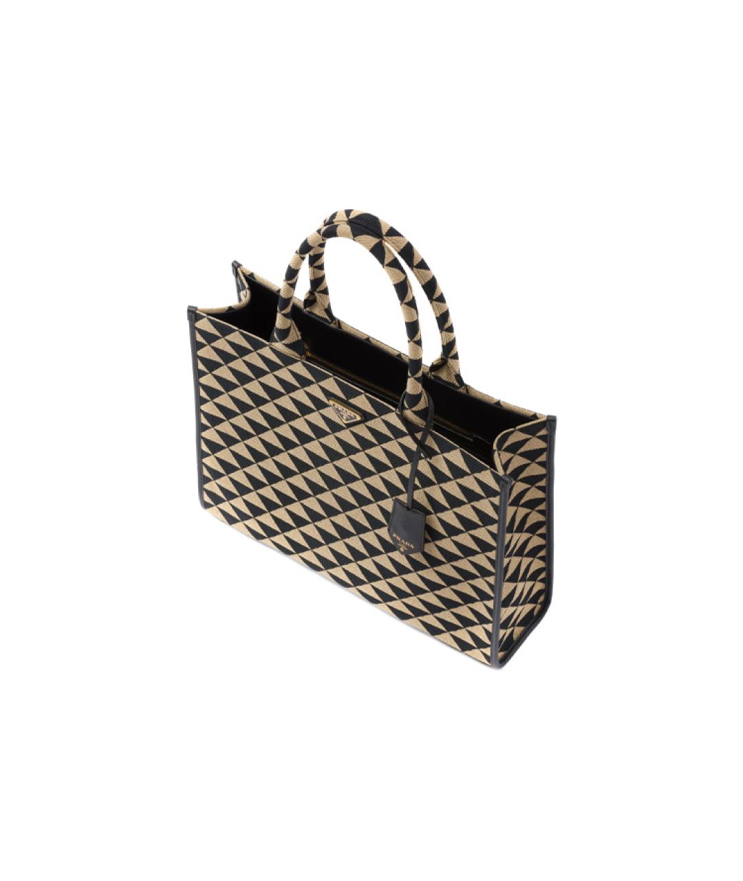 PRADA Коричневая тканевая сумка через плечо, фото 3