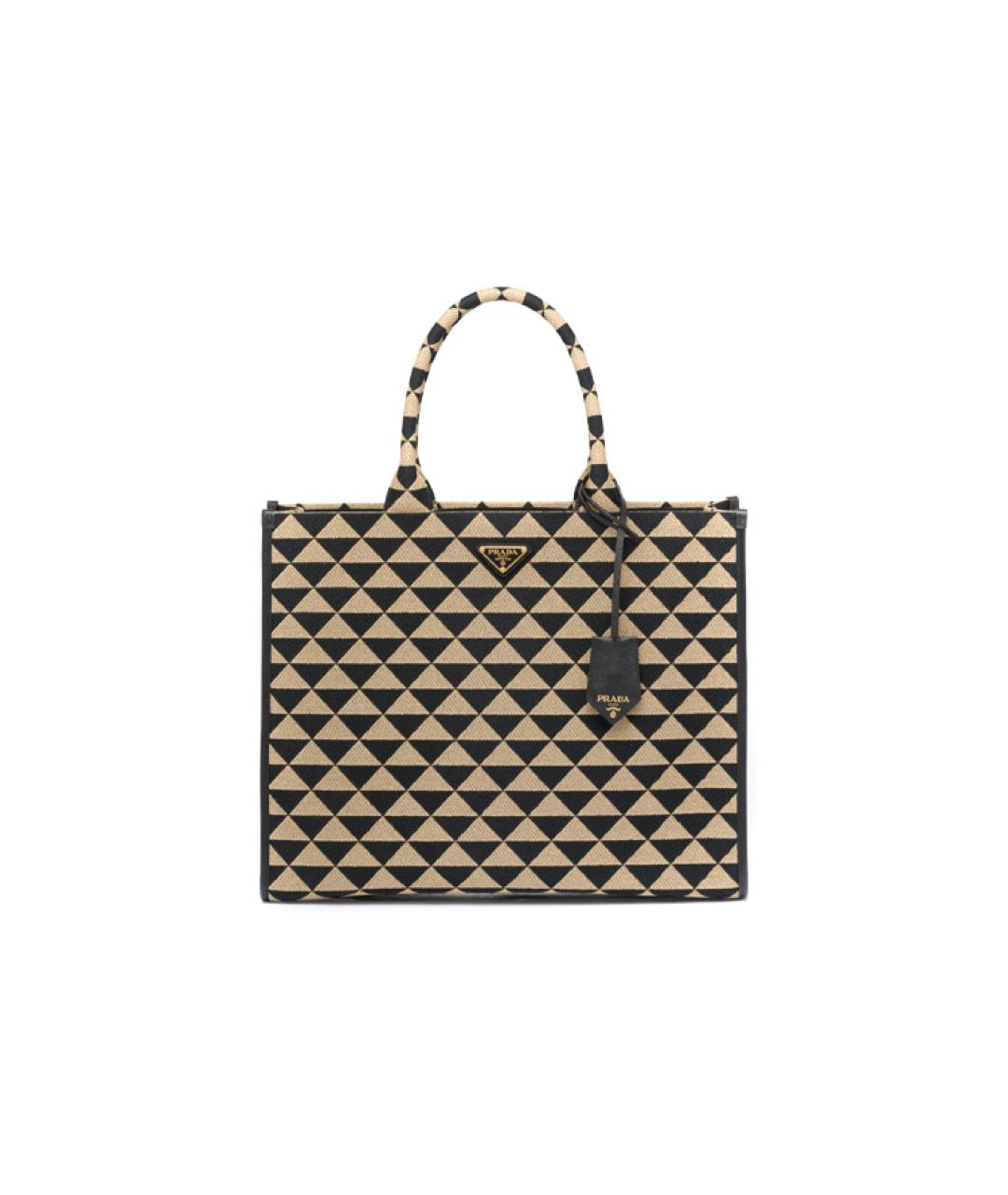 PRADA Коричневая тканевая сумка через плечо, фото 6