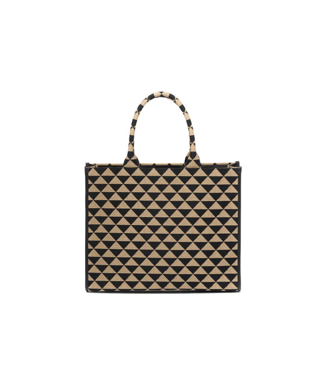 PRADA Коричневая тканевая сумка через плечо, фото 2