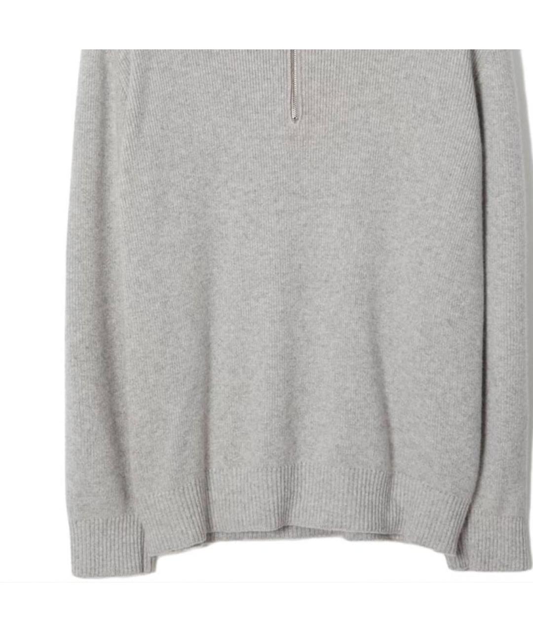 BURBERRY Серый кашемировый джемпер / свитер, фото 5