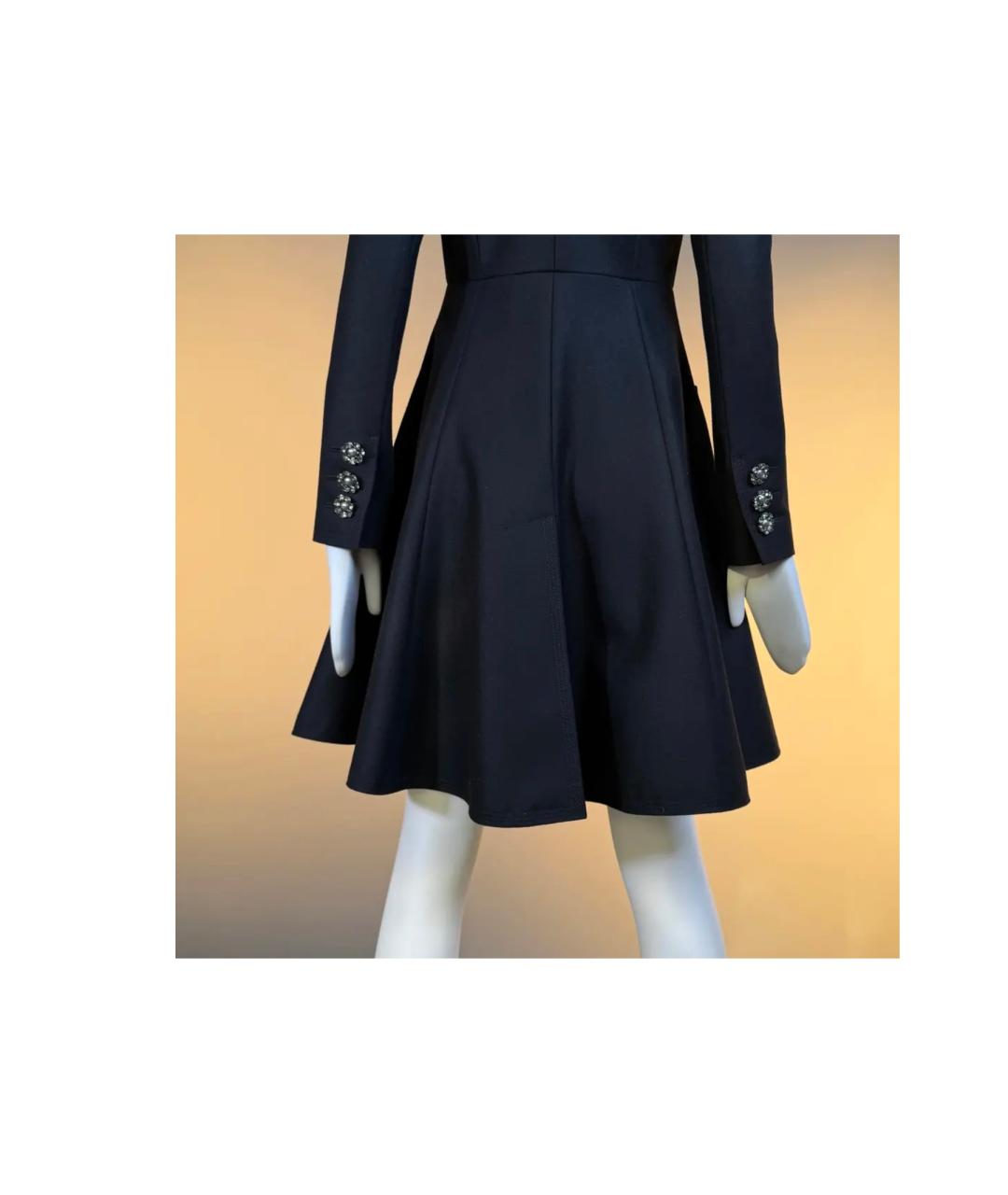 CHANEL Черное шерстяное пальто, фото 9