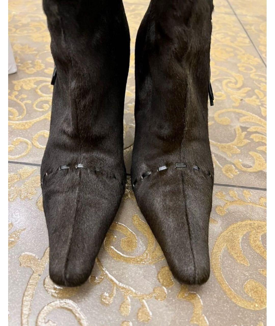 JIMMY CHOO Коричневые полусапоги, фото 2