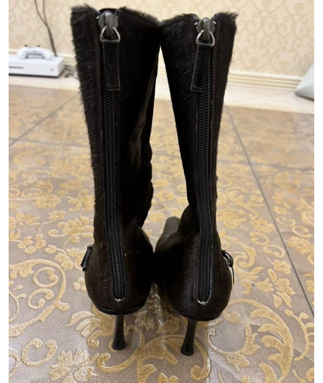 JIMMY CHOO Коричневые полусапоги, фото 3