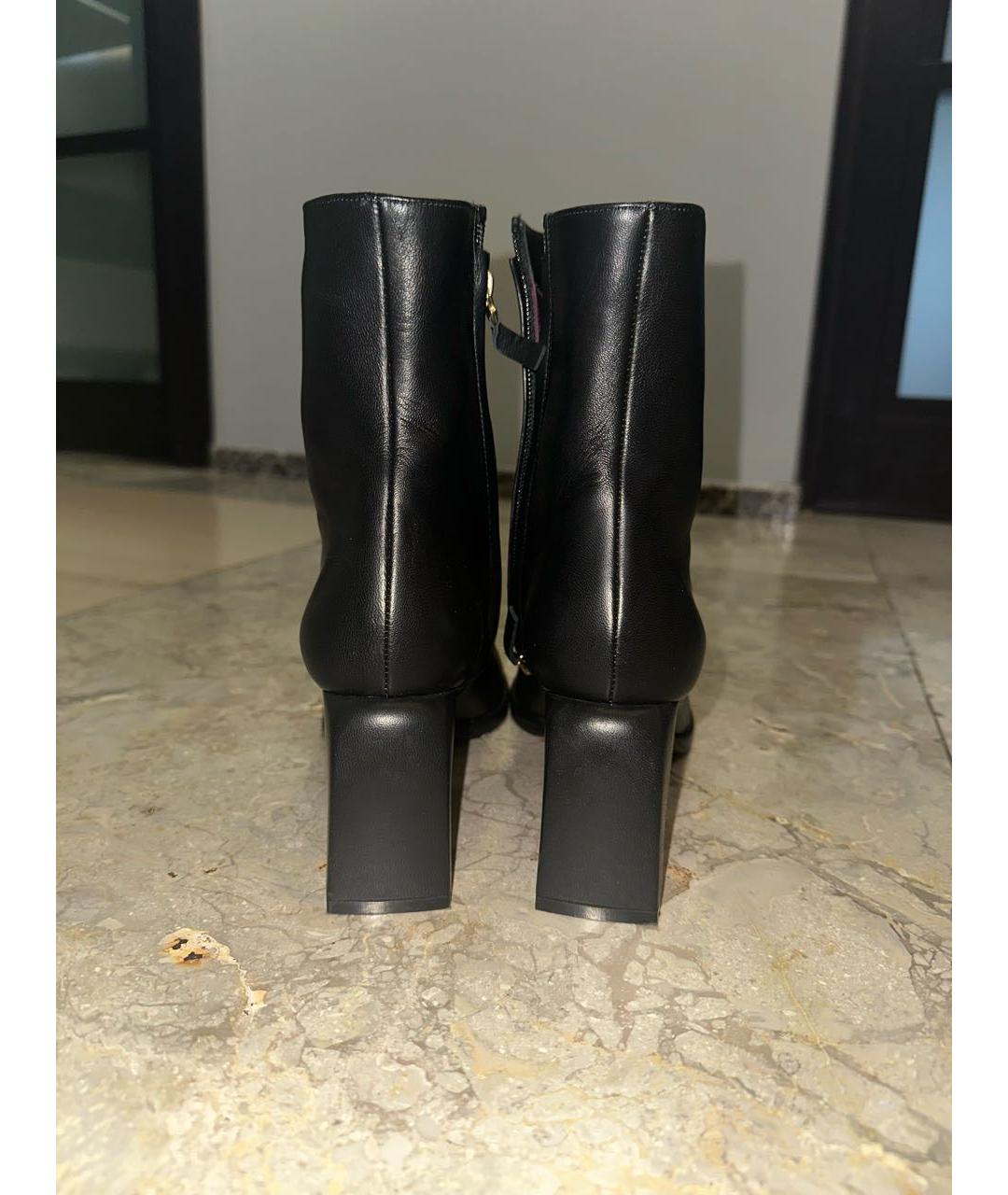 MANU ATELIER Черные кожаные ботильоны, фото 4