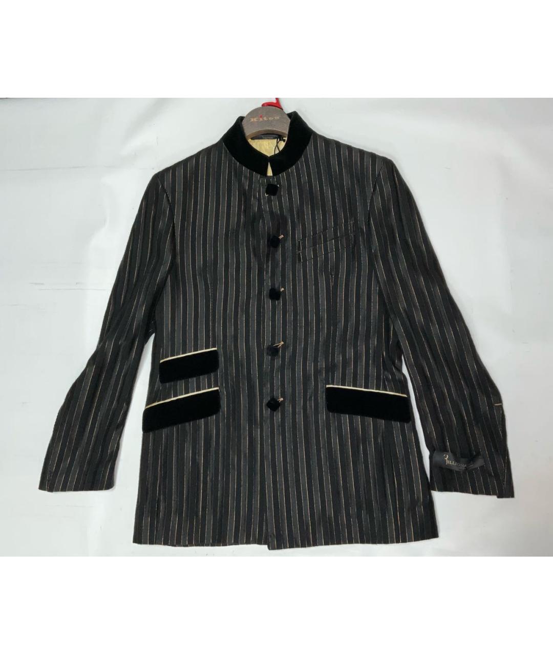 BILLIONAIRE Черный шерстяной пиджак, фото 8