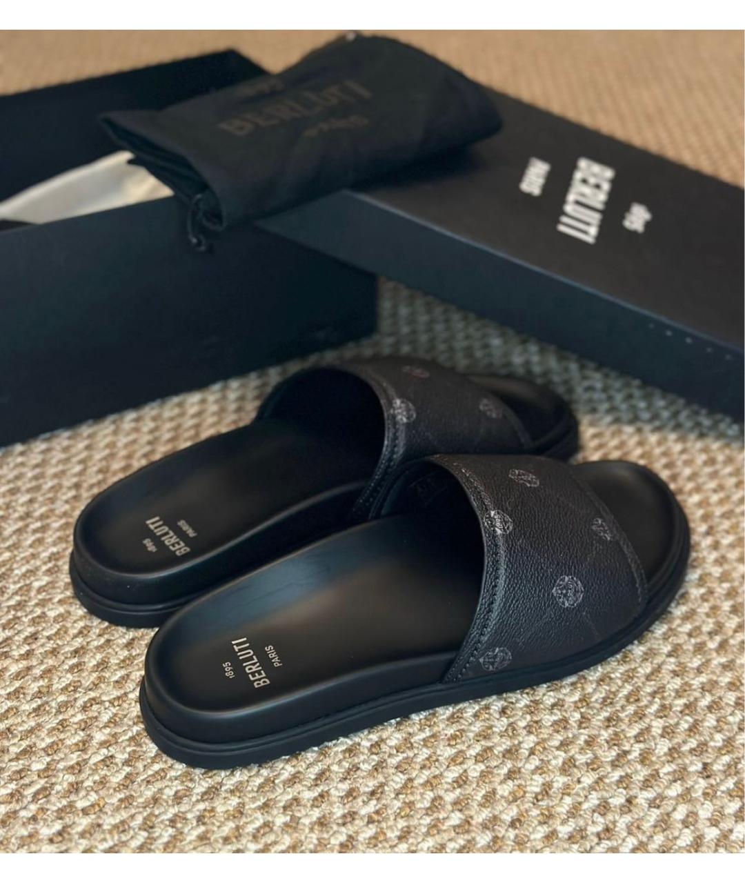 BERLUTI Мульти шлепанцы, фото 4