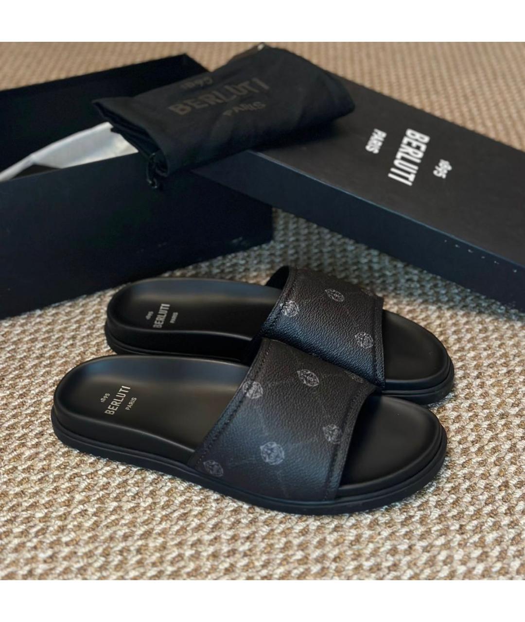 BERLUTI Мульти шлепанцы, фото 5