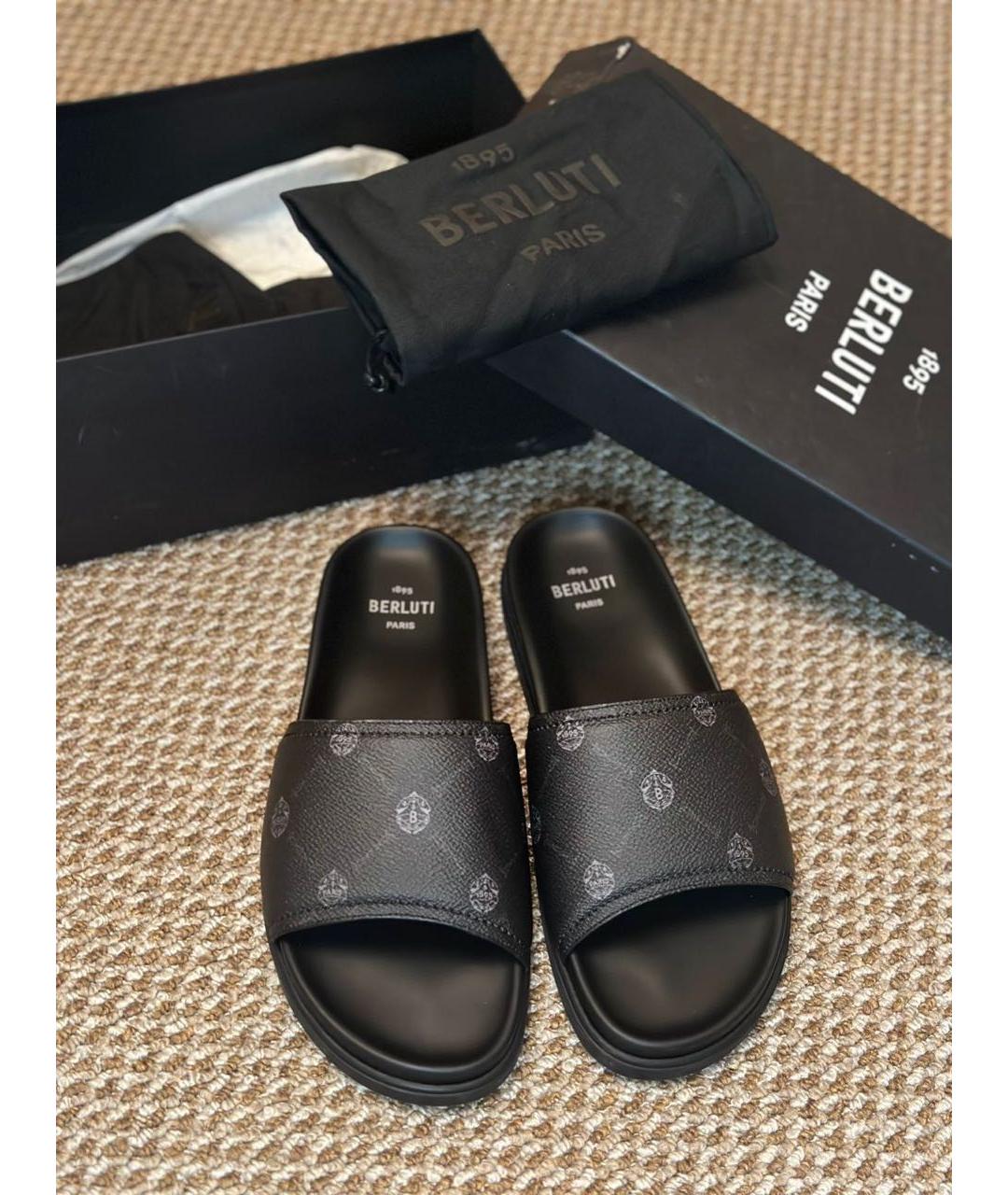 BERLUTI Мульти шлепанцы, фото 3