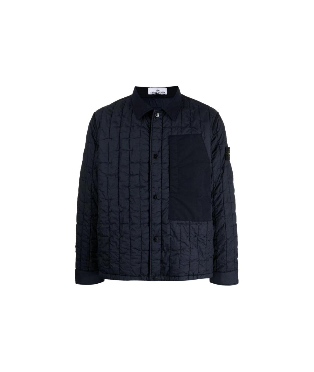 STONE ISLAND Темно-синяя куртка, фото 5