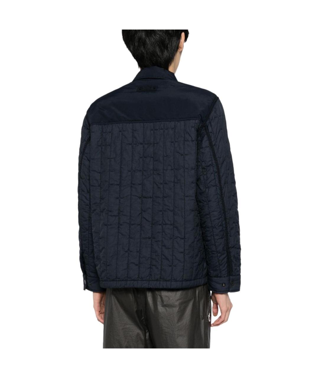 STONE ISLAND Темно-синяя куртка, фото 3