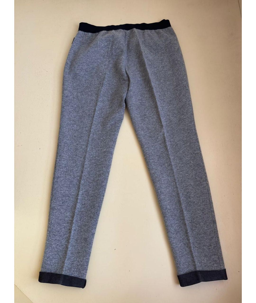 MONCLER Серый шерстяной костюм с брюками, фото 3