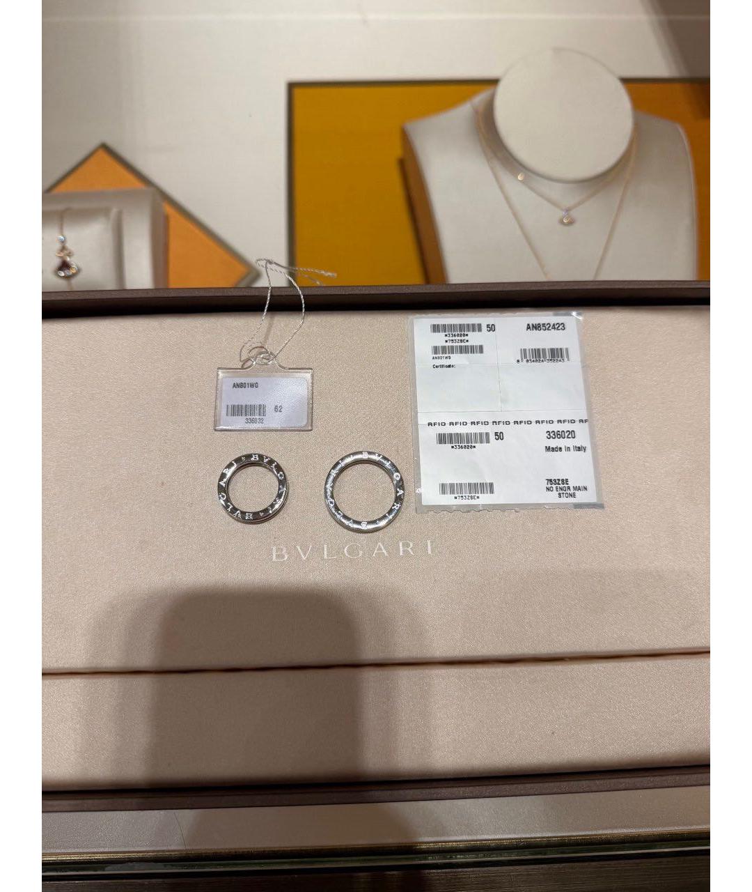 BVLGARI Серебряное кольцо из белого золота, фото 3