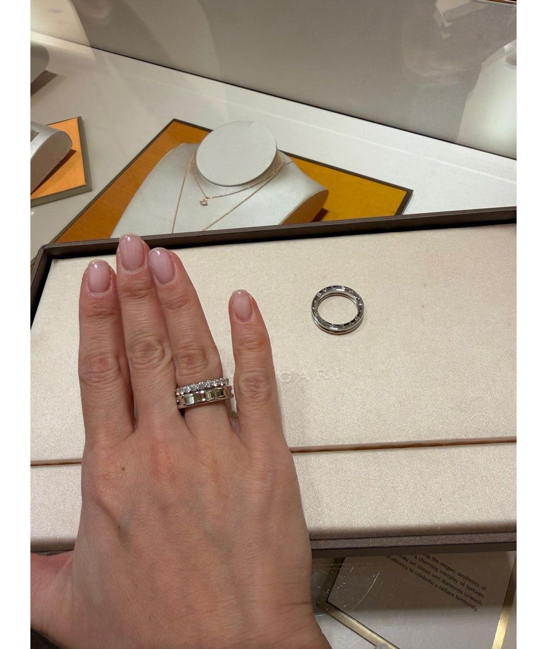 BVLGARI Серебряное кольцо из белого золота, фото 2