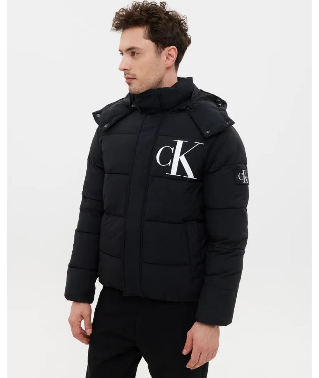 CALVIN KLEIN Черный пуховик, фото 8