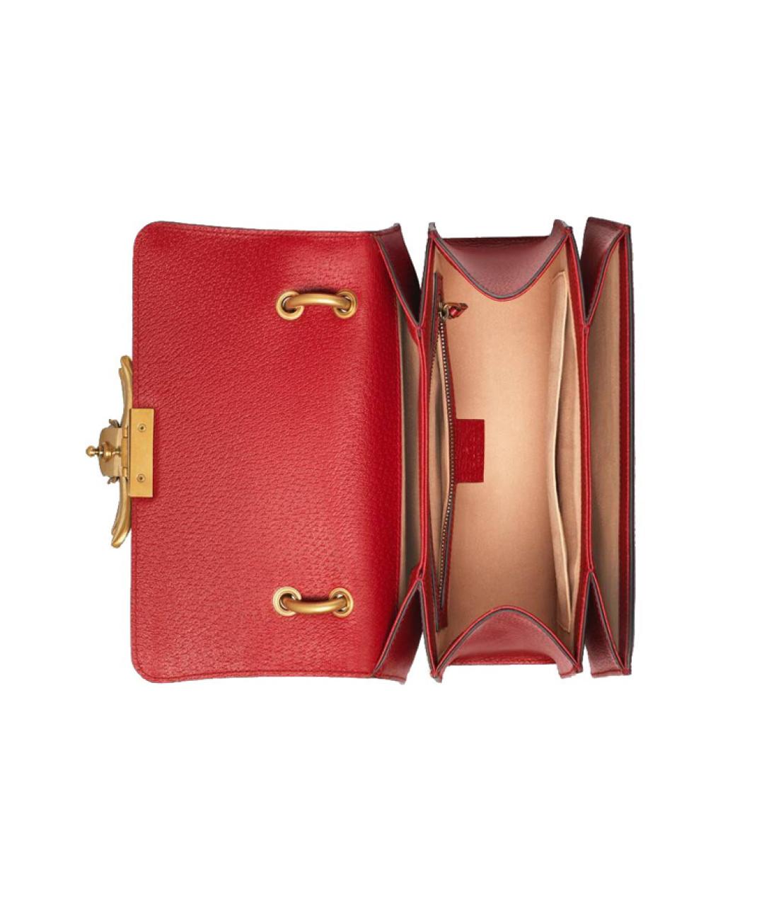 GUCCI Красная тканевая сумка через плечо, фото 5