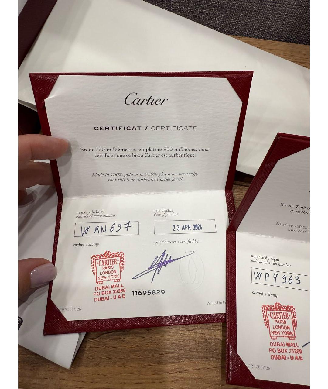 CARTIER Золотое кольцо из розового золота, фото 6