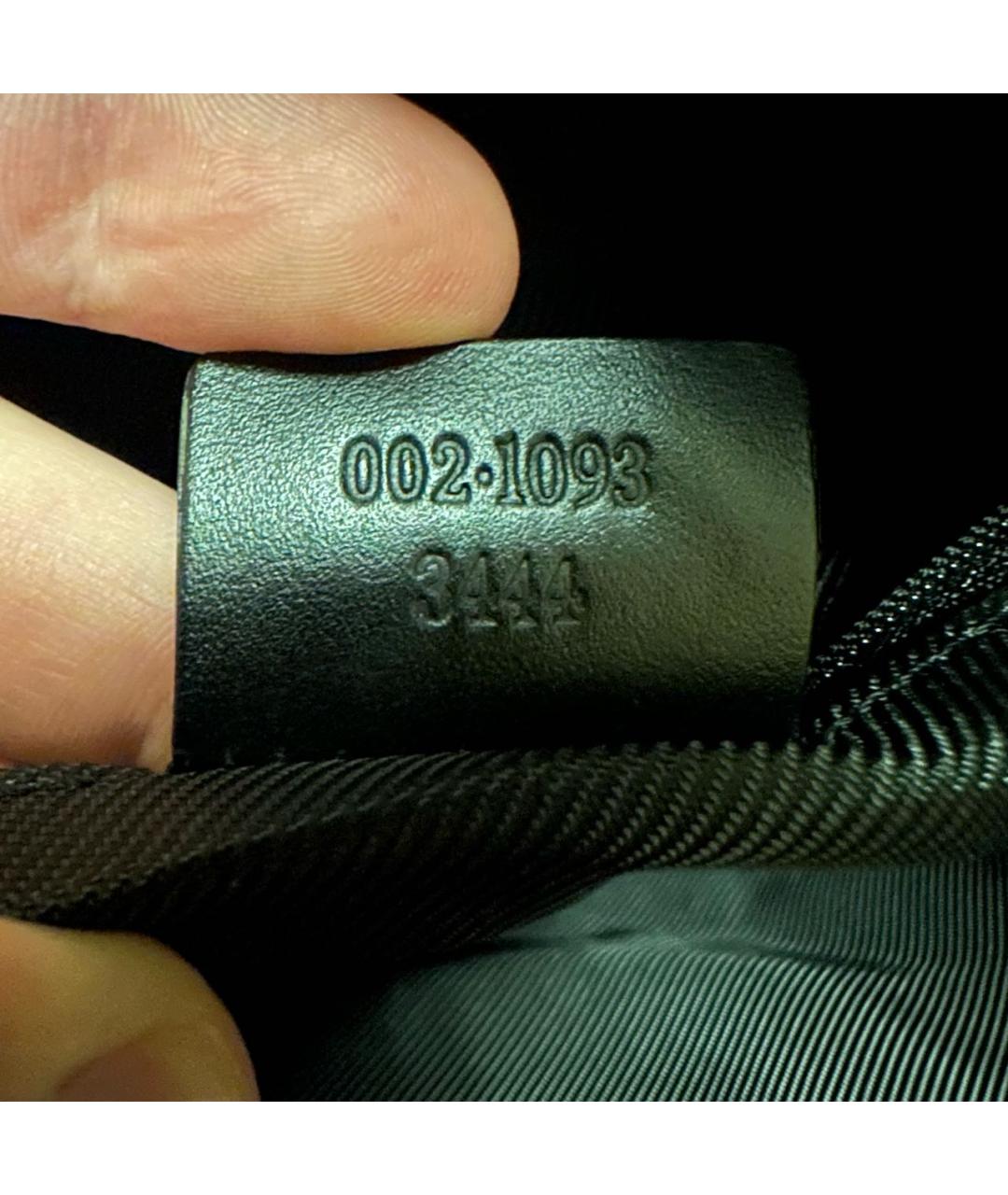 GUCCI Черная тканевая сумка тоут, фото 5