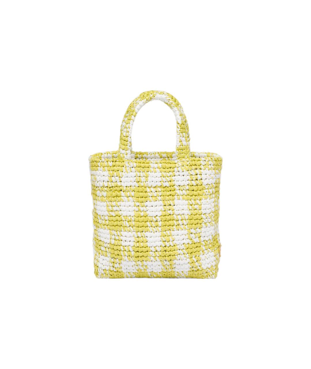 PRADA Желтая сумка через плечо, фото 2