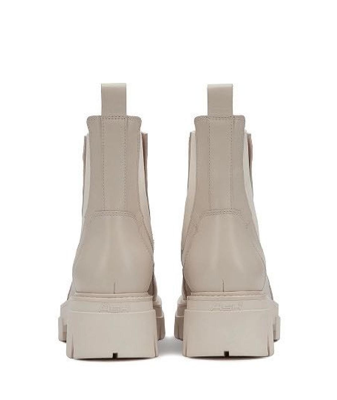 ASH Бежевые кожаные полусапоги, фото 2